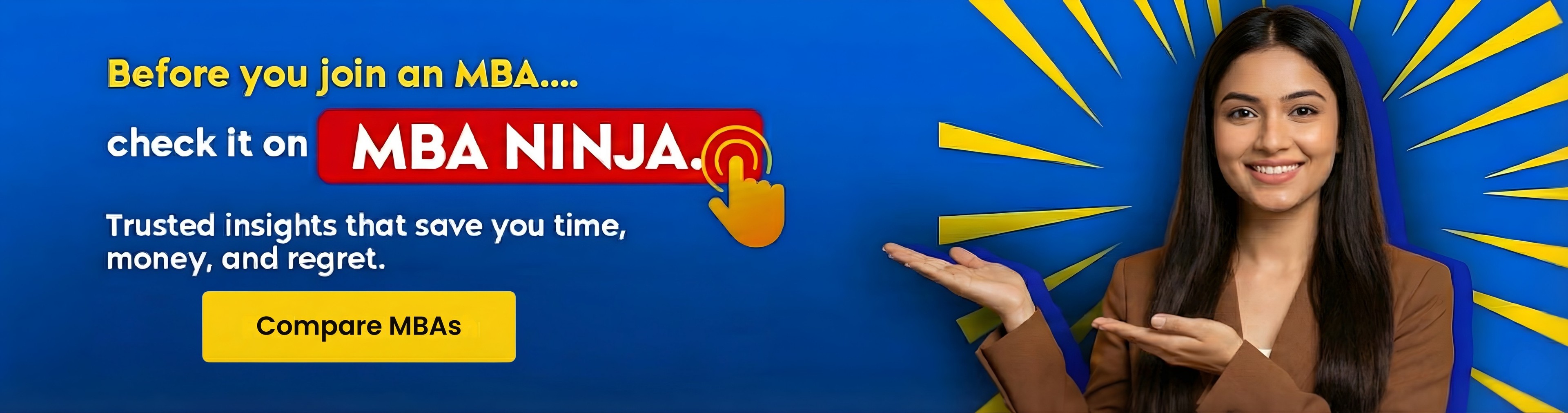 Stop guessing - Start choosing smarter with MBA NINJA